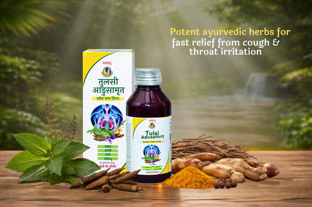 Tulsi Adusamrit – Herbal Cough Syrup for Natural Respiratory Relief
